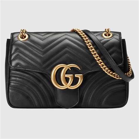 gucci marmont bag medium vs large|gucci marmont medium shoulder bag.